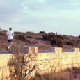 Roadway Rock Retaining Wall, Big Spring State Park, 1990s