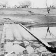 Falls Bridge, Blanco State Park, 1933 - 1934