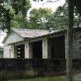 CCC Combination Building-South and West Façades, Fort Parker State Park, c. 1993