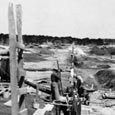Construction of Lake Bosque Dam, Meridian State Park, c. 1933