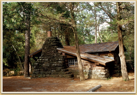 Cabin, Bastrop State Park, c. 1992 Cabin, Bastrop State Park, c. 1992