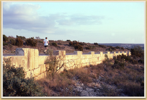 Roadway Rock Retaining Wall, Big Spring State Park, 1990s