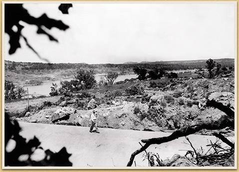 Early CCC Road, Inks Lake State Park, c. 1936 Early CCC Road, Inks Lake State Park, c. 1936